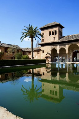Partal Palace, Palacio de Partal, in Alhambra, Granada, Andalusi
