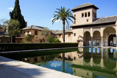 Partal Palace, Palacio de Partal, in Alhambra, Granada, Andalusi