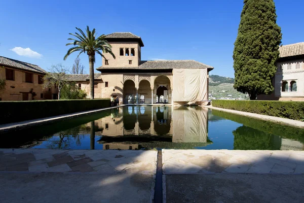Partal Palace, Palacio de Partal, in Alhambra, Granada, Andalusi — Stock Fotó