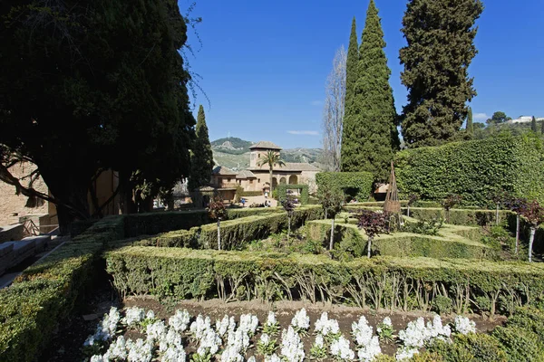 Partal Palace, Palacio de Partal, in Alhambra, Granada, Andalusi — 스톡 사진