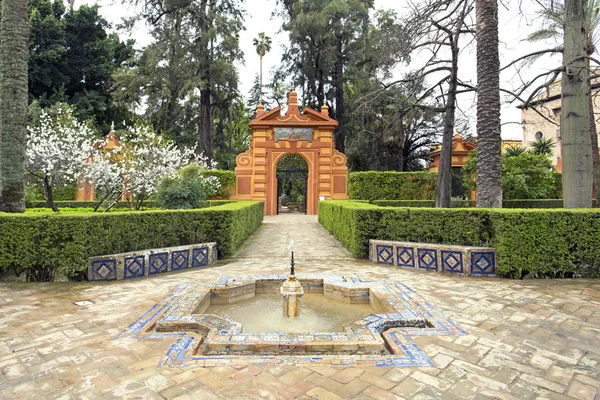 Real Alcazar v Seville, Andalusie — Stock fotografie