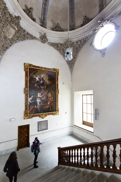Belo interior da Madrassa Moura de Granada — Fotografia de Stock