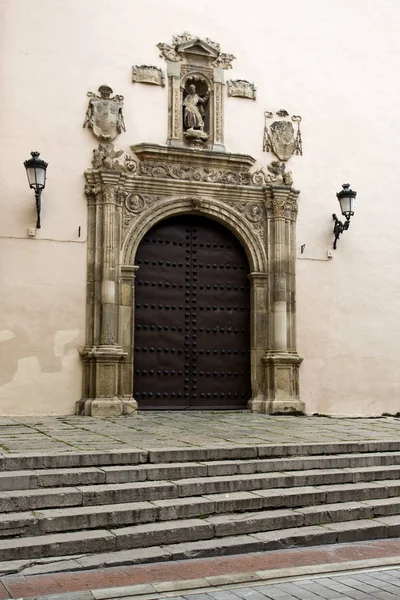 Dveře kostela v Granada — Stock fotografie
