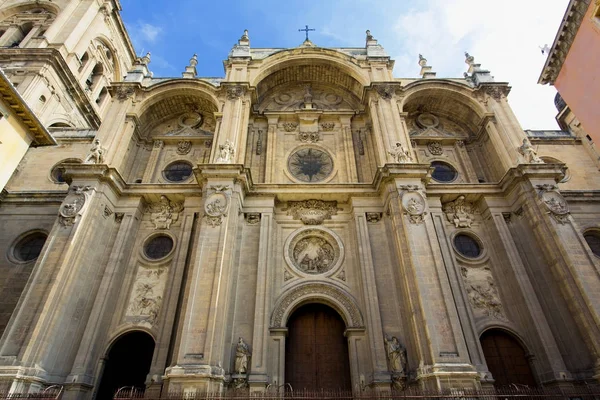 The famous cathedral in Granada, Andalusia — Stock Photo, Image