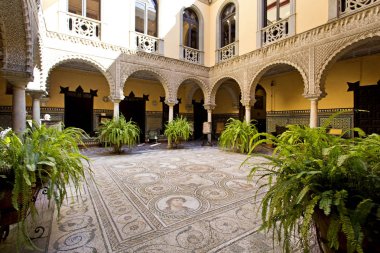 Palace of the Countess of Lebrija in Seville clipart