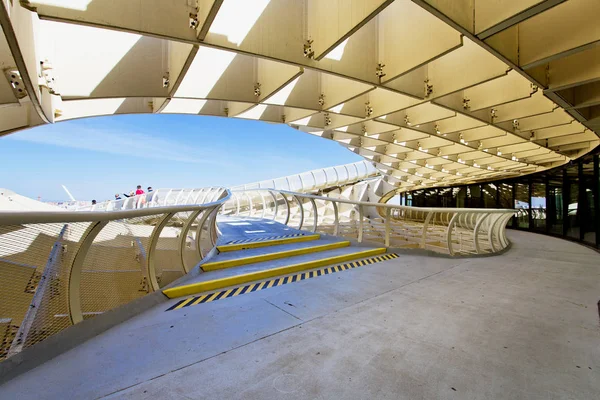 From the top of the Space Metropol Parasol, Setas de Sevilla, on — Stock Photo, Image