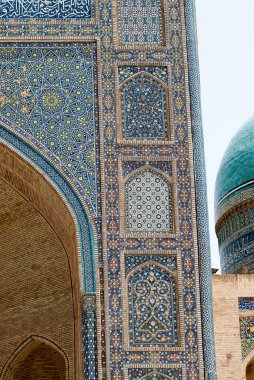 Buhara. Özbekistan. Orta Asya. Poi-Kalyan. Masdzhidi-Kalyan. Ayrıntı 