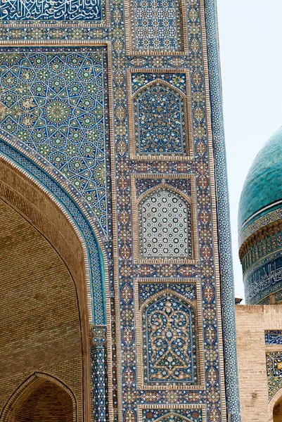 Bukhara Uzbekistan Asia Centrale Poi Kalyan Masdzhidi Kalyan Dettaglio — Foto Stock