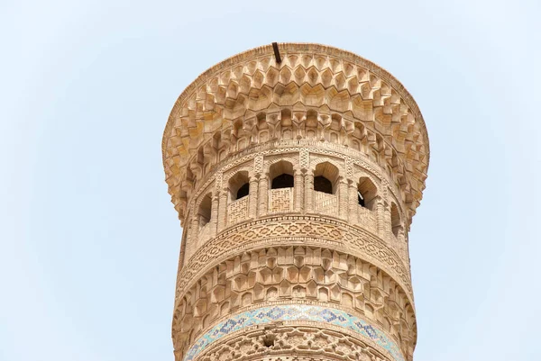 Bukhara. Uzbekistan. Central Asia. Poi-Kalyan. Kalyan (Kalon) minaret.Detail