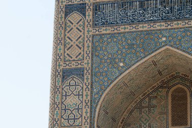 Buhara. Özbekistan. Orta Asya. Poi-Kalyan. Masdzhidi-Kalyan. Ayrıntı 