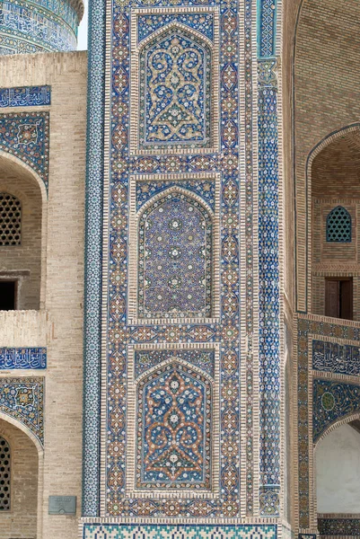 Bukhara Uzbekistan Asia Centrale Poi Kalyan Masdzhidi Kalyan Dettaglio — Foto Stock