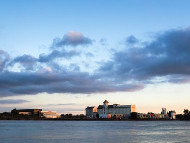 Bordeaux, Gironde/Fransa - 18 Eylül : Endüstriyel Bui Görünümü