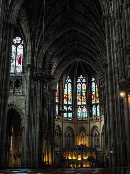 Bordeaux, Gironde/France-19. září: interiér církve — Stock fotografie