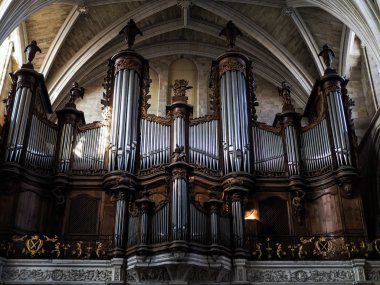 Bordeaux, Gironde/Fransa - 20 Eylül : Katedralde Organ