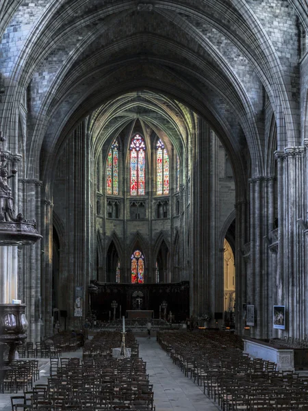 BORDEAUX, GIRONDE / FRANCE - SEPTEMBER 20: Interior View of the C — стоковое фото