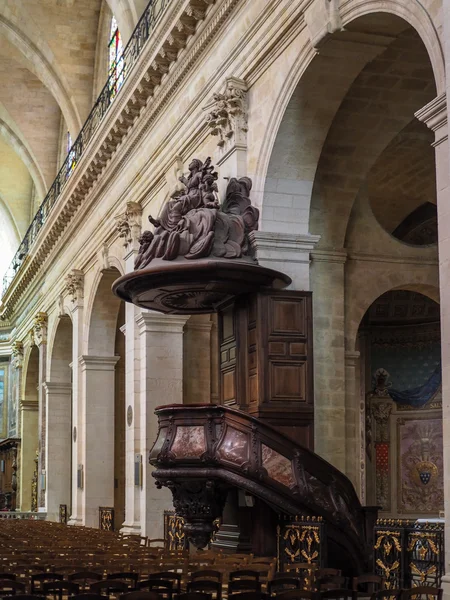BORDEAUX, GIRONDE / FRANCE - SEPTEMBER 20: View of the Pulpit in — стоковое фото
