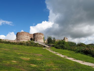 Beeston, Cheshire/Uk - 16 Eylül: Beeston C antik kalıntıları