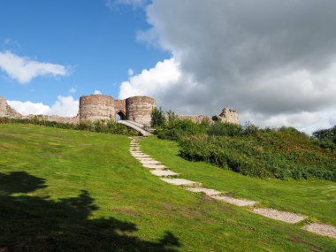 Beeston, Cheshire/Uk - 16 Eylül: Beeston C antik kalıntıları
