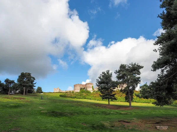 BEESTON, CHESHIRE / UK - 16 DE SEPTIEMBRE: Antiguas ruinas en Beeston C — Foto de Stock