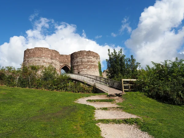 BEESTON, CHESHIRE / UK - SEPTEMBER 16: Ancient Ruins of Beeston C — стоковое фото