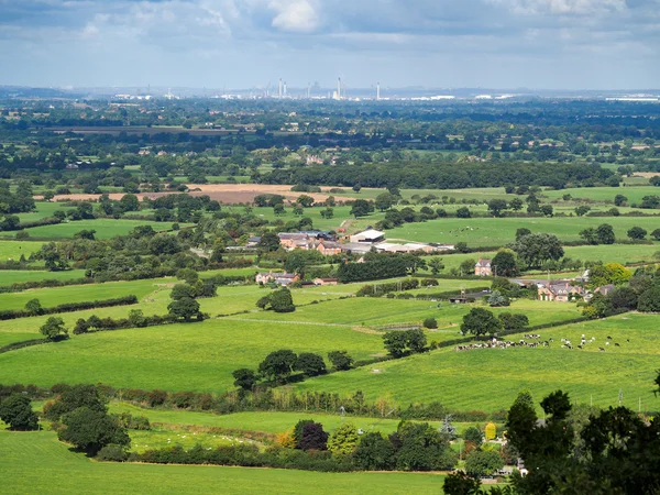 BEESTON, CHESHIRE/UK - SEPTEMBER 16 : View of the Cheshire Count — Stock Photo, Image