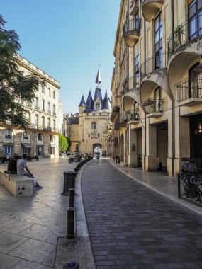 Bordeaux, Gironde/Fransa - 21 Eylül : Porte Cai manzaralı