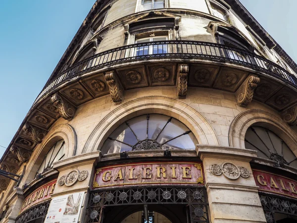 Bordeaux, Gironde, Frankrike - 21 September: Gamla Gallery hus i — Stockfoto
