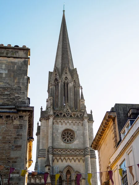 Bath, Somerset/Uk - 02 Ekim : St Michael Kilisesi Kulesi — Stok fotoğraf