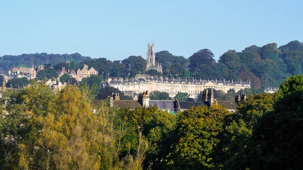 Bath, Somerset/UK-oktober 02: vy över St Stephen ' s Church i — Stockfoto