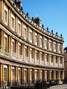 Bath, Somerset/Uk - Ekim 02: çok banyo sirkte evler
