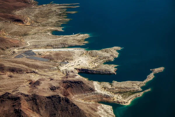 Vista aérea do Lago Mead — Fotografia de Stock