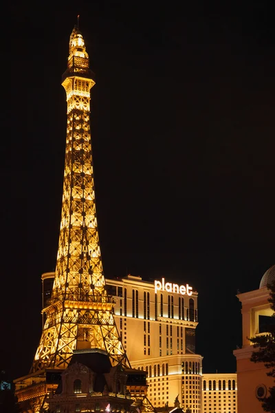 Las Vegas, Nevada/Usa - 3. srpna: Replika Eiffelovy věže v P — Stock fotografie