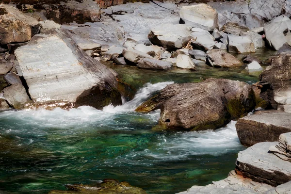 McDonald Creek im Glacier National Park — Stockfoto