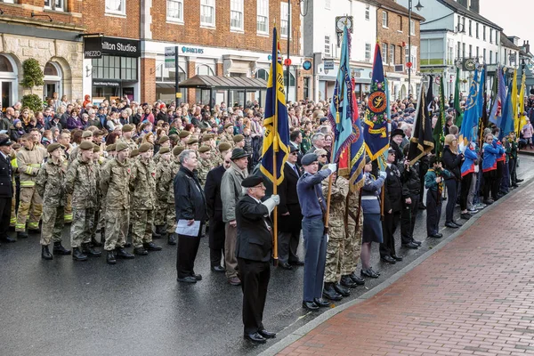 EAST GRINSTEAD WEST SUSSEX / UK - NOVEMBRO 13: Memorial Service o — Fotografia de Stock