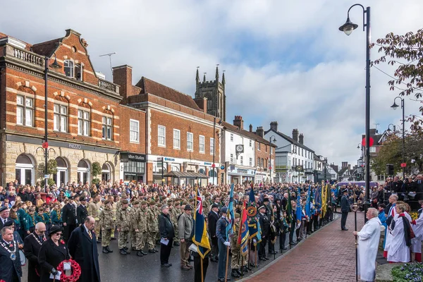 EAST GRINSTEAD WEST SUSSEX/UK - NOVEMBER 13 : Memorial Service o — Stock Photo, Image