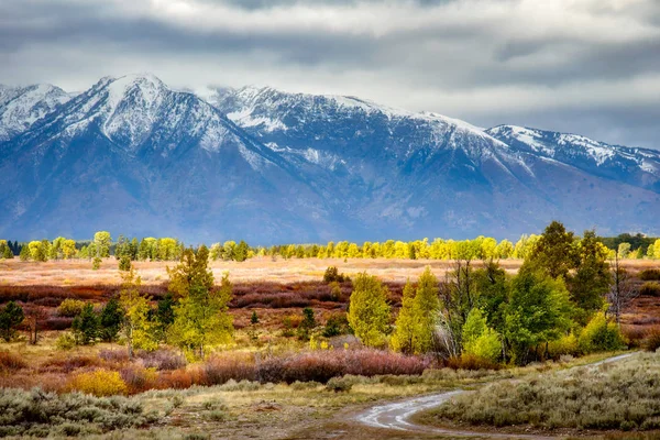 Otoño en los Grandes Tetones — Foto de Stock