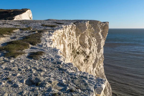 Falésias brancas em Seaford Head — Fotografia de Stock