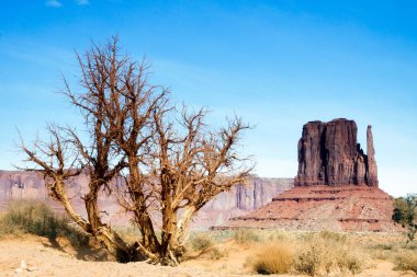 monument valley utah ABD doğal görünümü