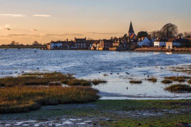 Bosham, West Sussex'deki / / Uk - 5 Aralık: Bir kış öğleden sonra Bo