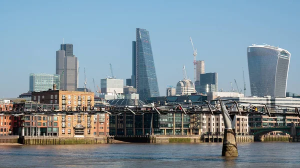 Londyn/Uk - 13 lutego: Widok na panoramę w Londynie na Febru — Zdjęcie stockowe