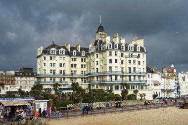 Eastbourne, Sussex/Uk - 19 Şubat: Görünüm Eas Skyline