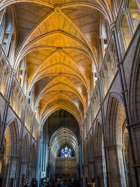 LONDON/UK - FEBRUARY 24 : Interior View of Southwark Cathedral i — Stock Photo, Image