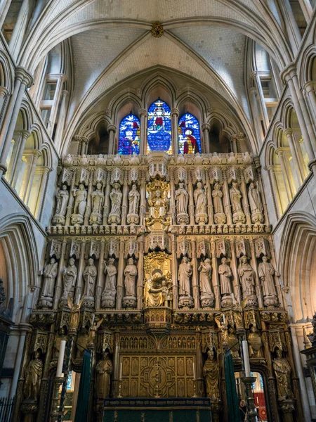 LONDRA / UK - 24 FEBBRAIO: Vista interna della Cattedrale di Southwark i — Foto Stock