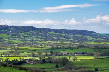 Chard, Somerset/Uk - 22 Mart: Undulati doğal görünümünü