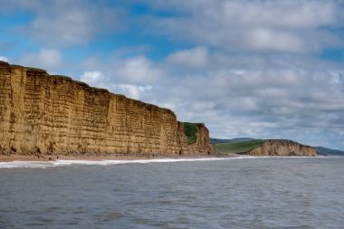 Lyme Regis, Dorset/Uk - 22 Mart: Jurassic kıyı şeridi, Lyme Re