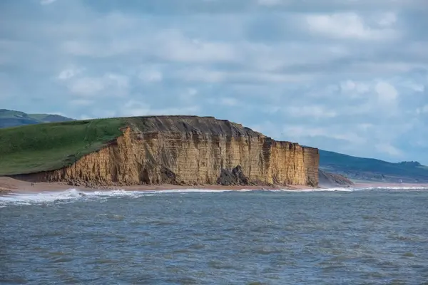 Lyme Regis, Dorset/Uk - 22 Mart: Jurassic kıyı şeridi, Lyme Re — Stok fotoğraf