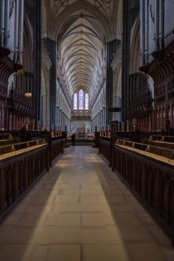 Salisbury, Wiltshire/Uk - 21 Mart: Salisbury iç görünüm 