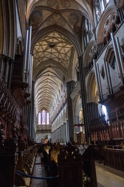 Salisbury, Wiltshire/Uk - 21. března: Vnitřní pohled ze Salisbury — Stock fotografie