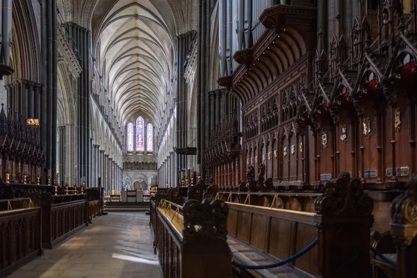 Salisbury, Wiltshire/Uk - 21 mars: Interiör vy över Salisbury — Stockfoto