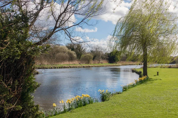 Vedere la testul râului din Hampshire — Fotografie, imagine de stoc